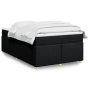 Boxspring met matras 120x190 cm zwart