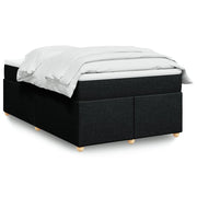 Boxspring met matras 120x200 cm zwart