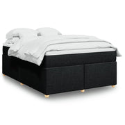 Boxspring met matras 160x200 cm zwart