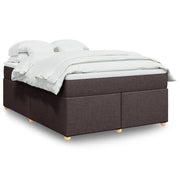 Boxspring met matras 160x200 cm donkerbruin