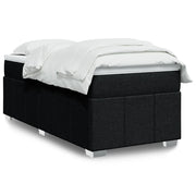 Boxspring met matras 80x200 cm zwart stof