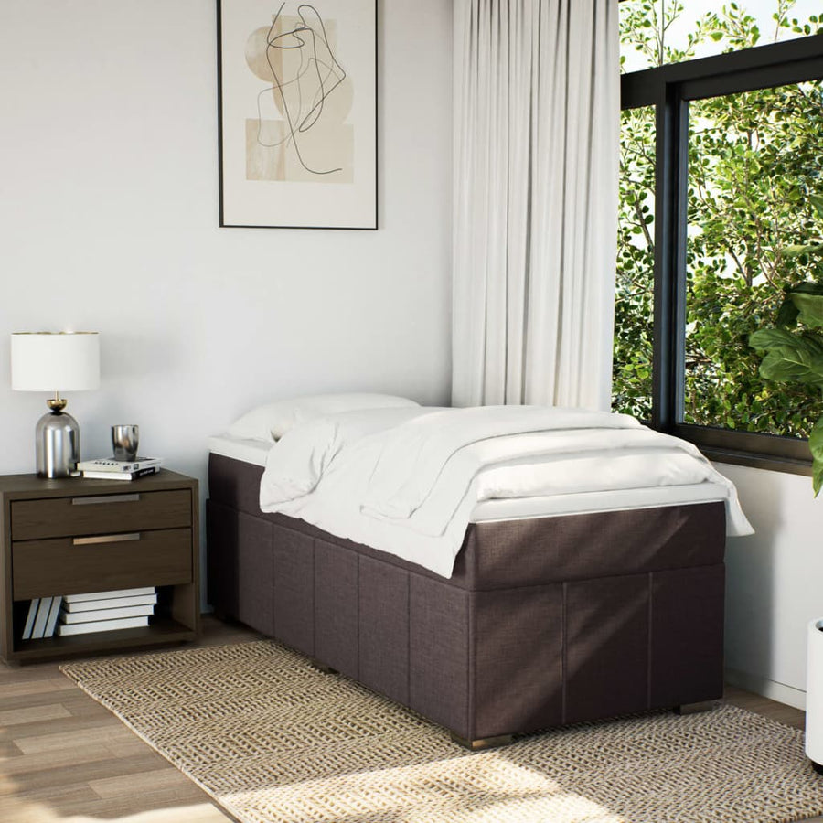 Boxspring Met Matras Stof 90 x 200 cm