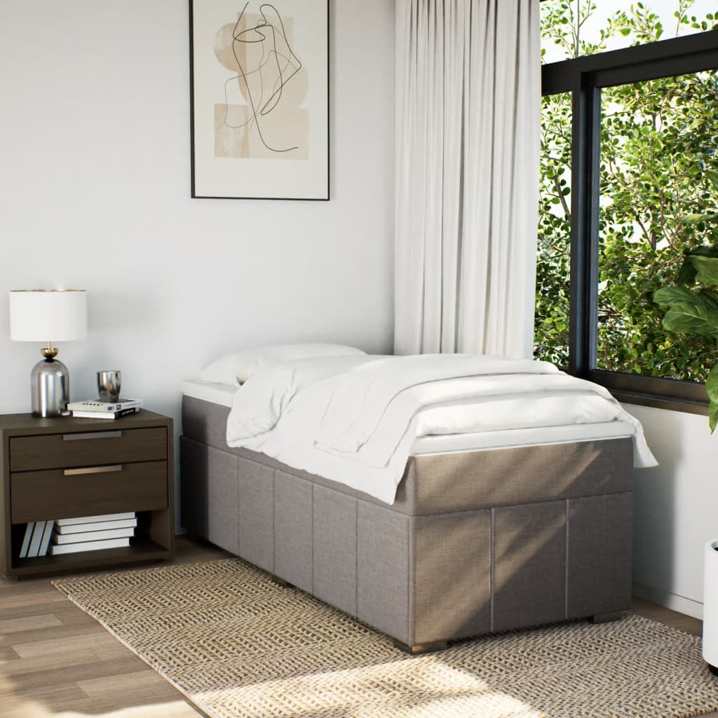Boxspring Met Matras Stof 90 x 200 cm