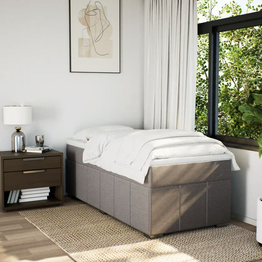 Boxspring Met Matras Stof 90 x 200 cm