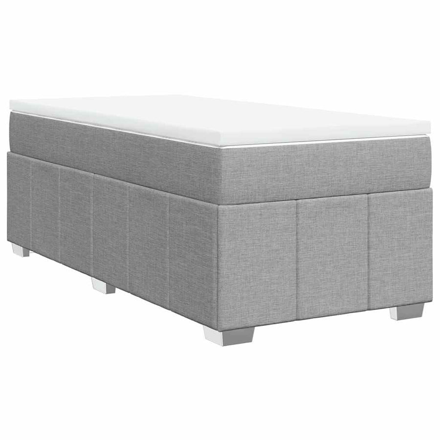 Boxspring Met Matras Stof 100 x 200 cm