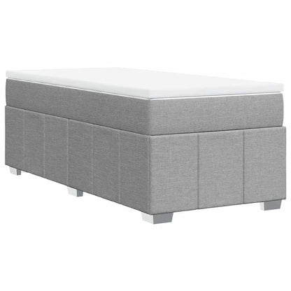 Boxspring Met Matras Stof 100 x 200 cm