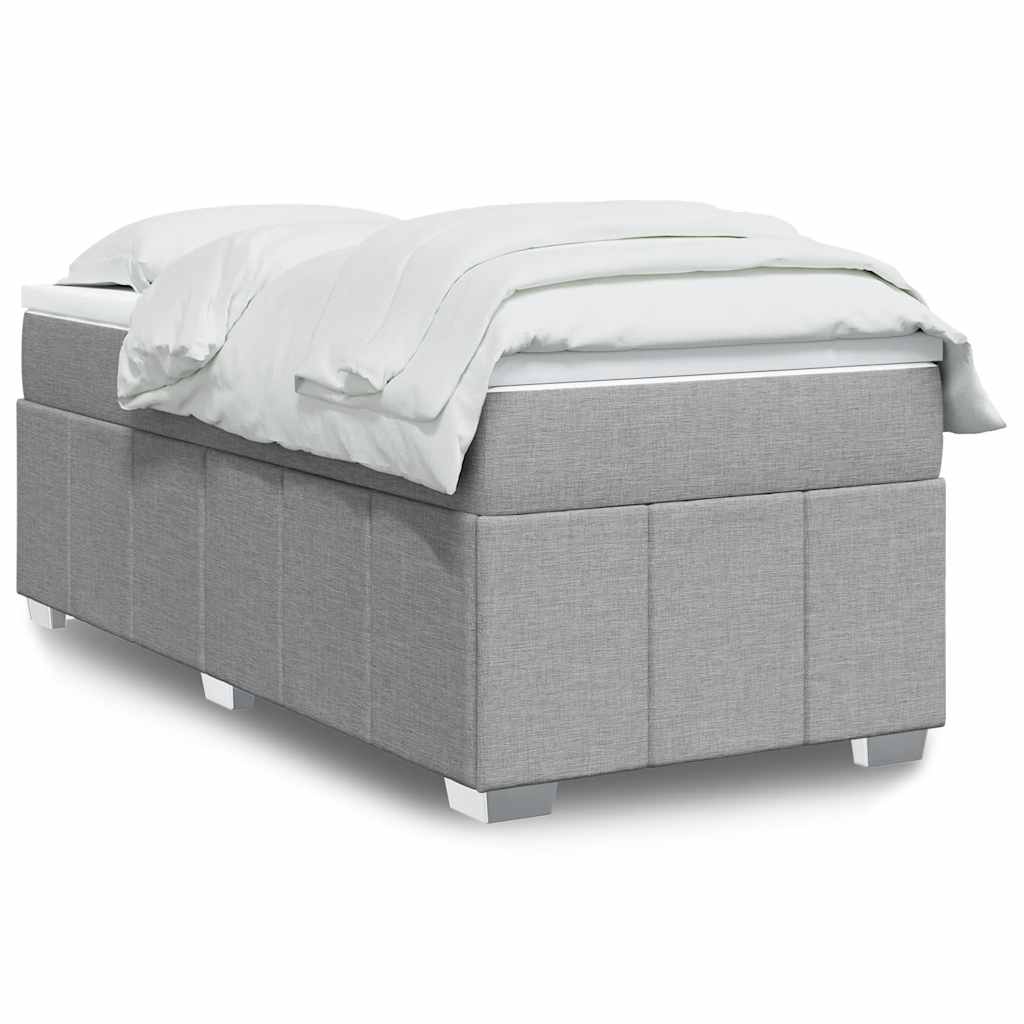 Boxspring Met Matras Stof 100 x 200 cm