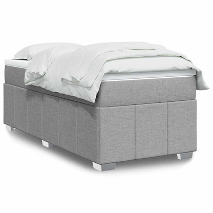 Boxspring Met Matras Stof 100 x 200 cm