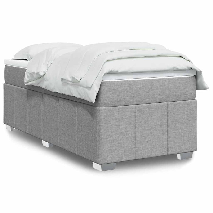Boxspring Met Matras Stof 100 x 200 cm