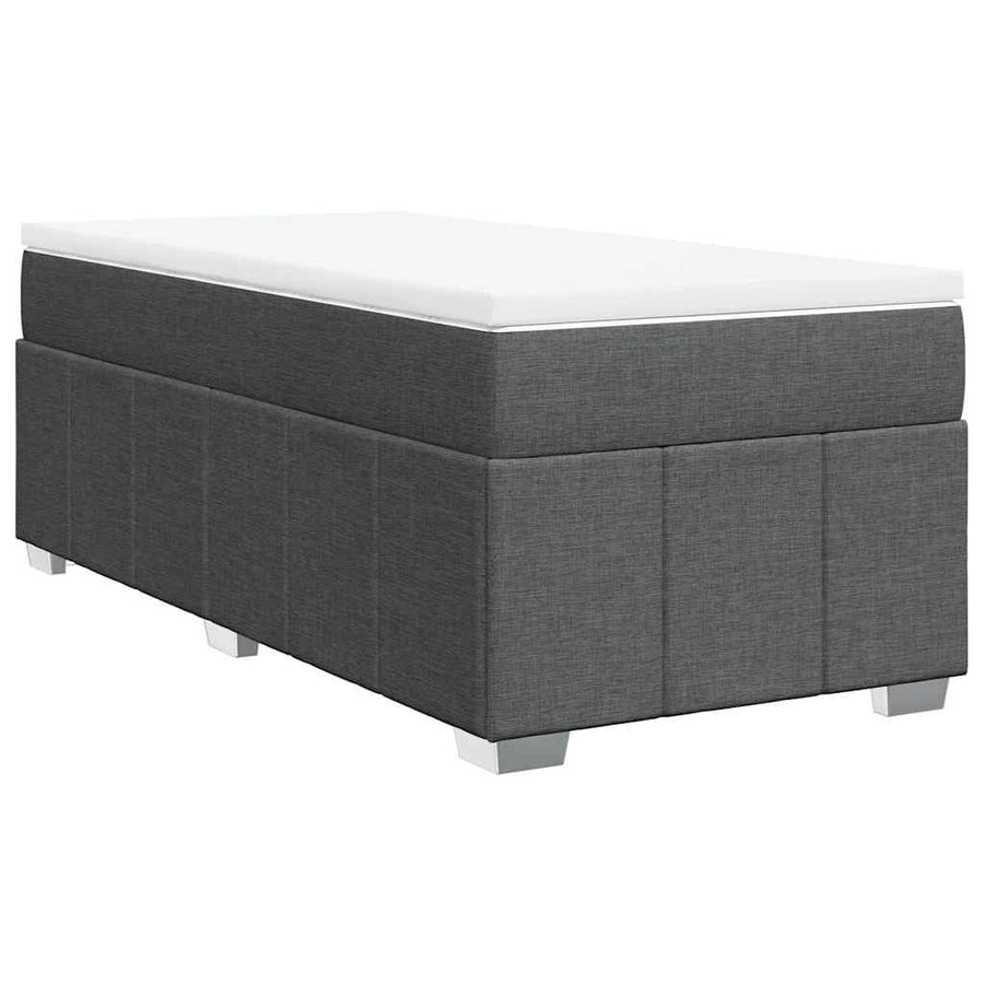 Boxspring Met Matras Stof 100 x 200 cm