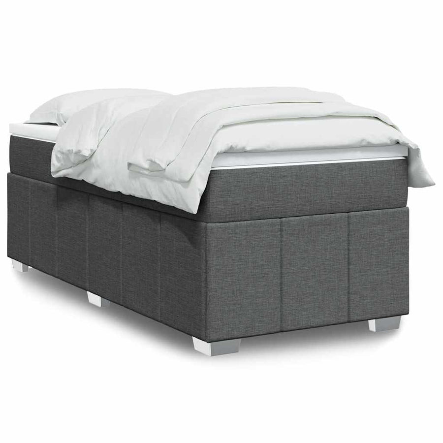 Boxspring Met Matras Stof 100 x 200 cm