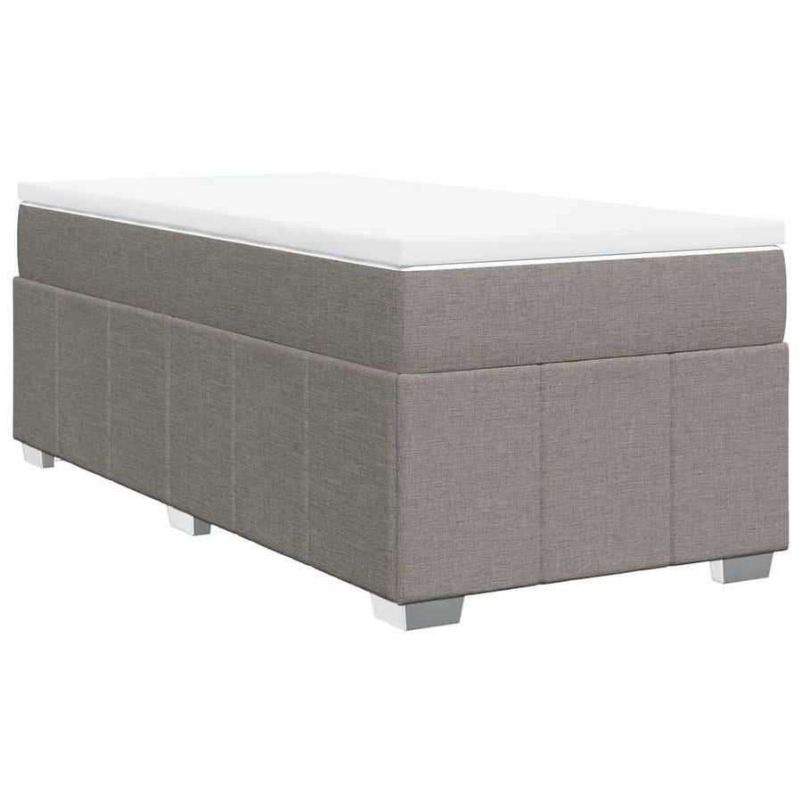 Boxspring Met Matras Stof 100 x 200 cm