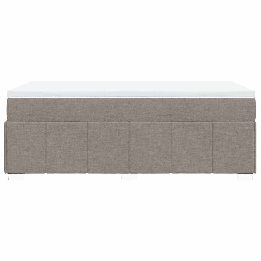 Boxspring Met Matras Stof 100 x 200 cm