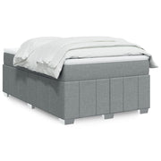 Boxspring 120x190 cm lichtgrijs met matras