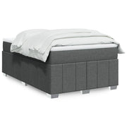Boxspring met matras 120x190 cm donkergrijs