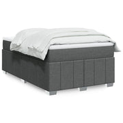 Boxspring 120x200 cm donkergrijs met pocketveringmatras