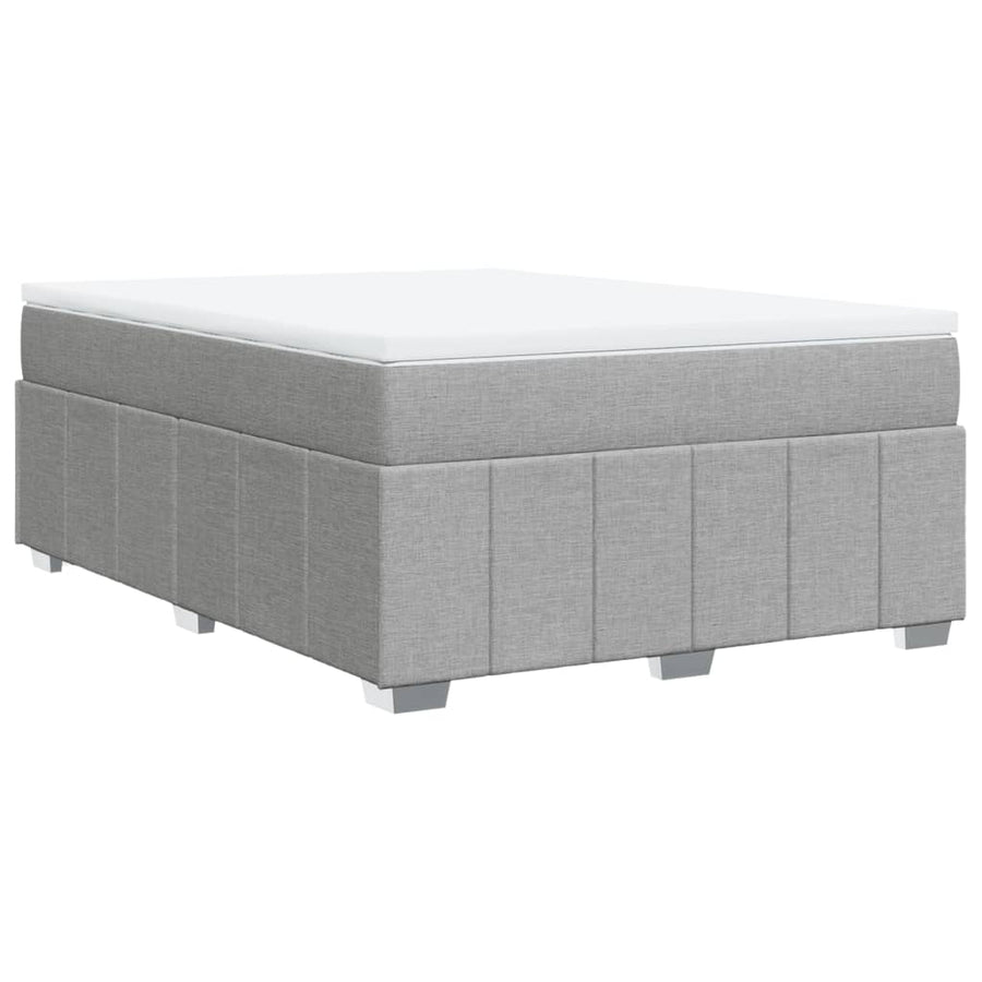 Boxspring Met Matras Stof 140 x 190 cm