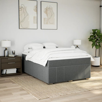 Boxspring Met Matras Stof 140 x 190 cm