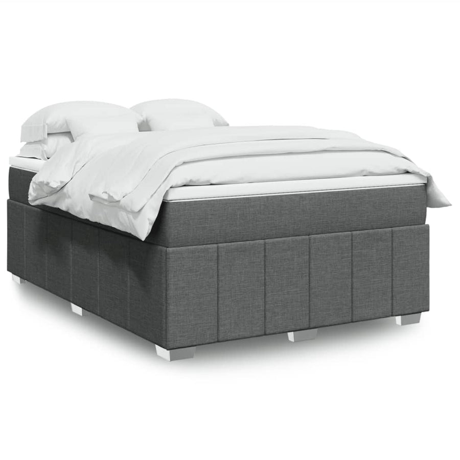 Boxspring Met Matras Stof 140 x 190 cm
