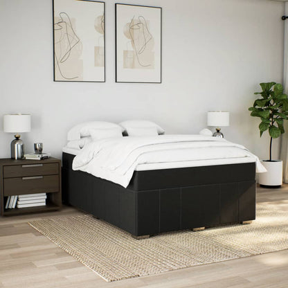 Boxspring Met Matras Stof 140 x 190 cm