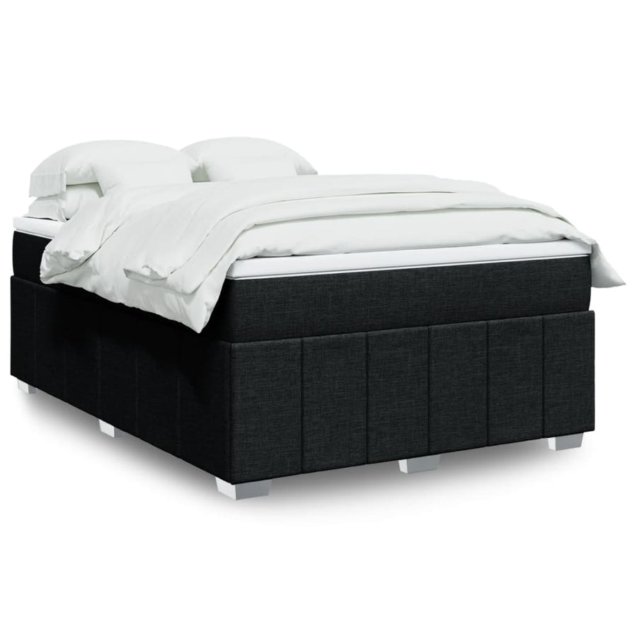 Boxspring Met Matras Stof 140 x 190 cm