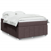 Boxspring met matras 140x190 cm donkerbruin