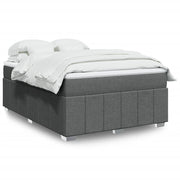 Boxspring met matras 160x200 cm donkergrijs