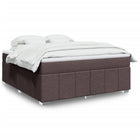 Boxspring met matras 180x200 cm bruin