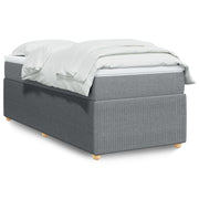 Boxspring 80x200 cm lichtgrijs met matras