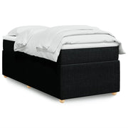 Boxspring met matras 100x200 cm zwart