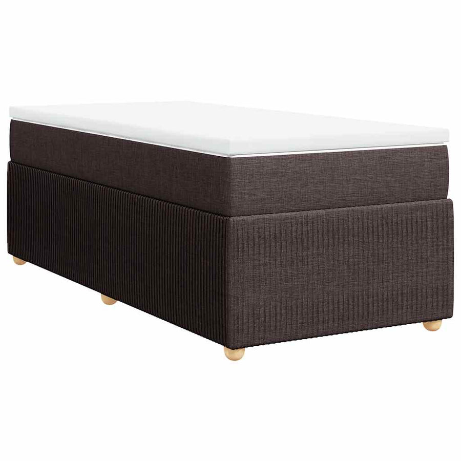 Boxspring Met Matras Stof 100 x 200 cm
