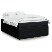 Boxspring met matras 140x200 cm zwart