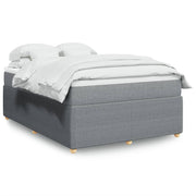 Boxspring met matras lichtgrijs 160x200 cm