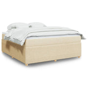 Boxspring crèmekleurig 180x200 cm met matras