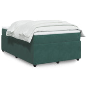 Boxspring 120x200 cm fluweel donkergroen