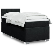 Boxspring met matras 80x200 cm zwart