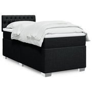 Boxspring met matras 80x200 cm zwart
