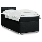 Boxspring met matras 80x200 cm zwart