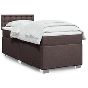 Boxspring met matras 90x190 cm donkerbruin