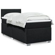 Boxspring bed 90x200 cm zwart met matras