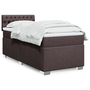 Boxspring met matras 90x200 cm donkerbruin
