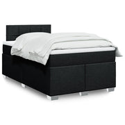 Boxspring met matras 120x190 cm zwart