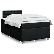 Boxspring met matras 120x200 cm zwart