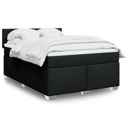 Boxspring met matras 160x200 cm zwart