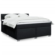 Boxspring met matras 180x200 cm zwart