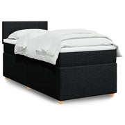 Boxspring met matras 80x200 cm zwart