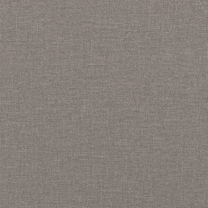 Boxspring met matras stof taupe 100x200 cm