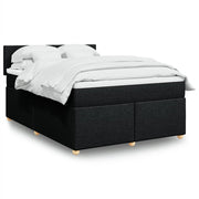 Boxspring met matras 140x190 cm zwart