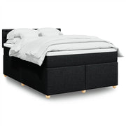 Boxspring met matras zwart 140x190 cm