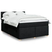 Boxspring met matras 160x200 cm zwart